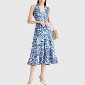 Alexis blue Marianna dress (size small)